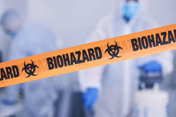 Professional Biohazard Cleanup technician working in Glen Mills, PA